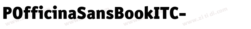 POfficinaSansBookITC字体转换