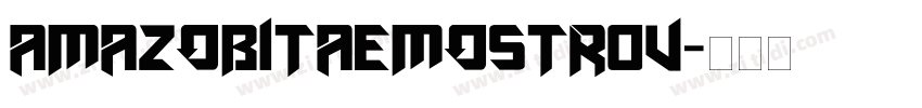 AmazObitaemOstrov字体转换