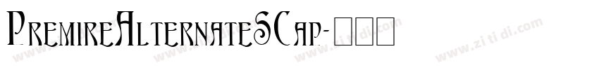 PremireAlternateSCap字体转换