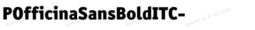 POfficinaSansBoldITC字体转换