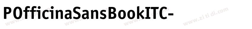 POfficinaSansBookITC字体转换