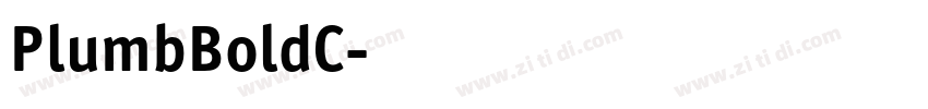 PlumbBoldC字体转换