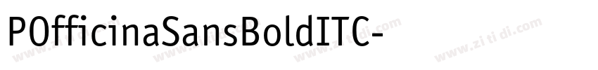 POfficinaSansBoldITC字体转换