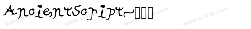 AncientScript字体转换