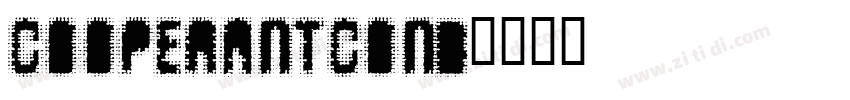 CooperAntConD字体转换