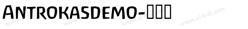 Antrokasdemo字体转换