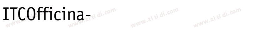 ITCOfficina字体转换 ITCOfficina字体转换