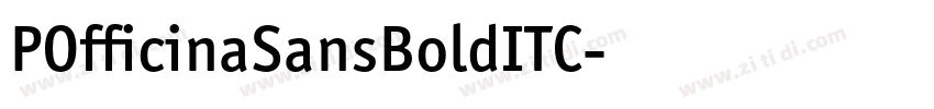 POfficinaSansBoldITC字体转换