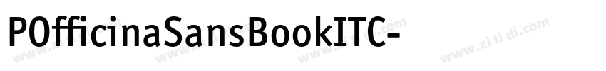 POfficinaSansBookITC字体转换