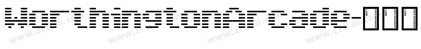 WorthingtonArcade字体转换