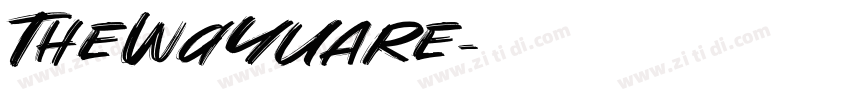 TheWayUAre字体转换