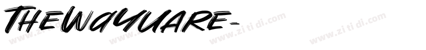 TheWayUAre字体转换
