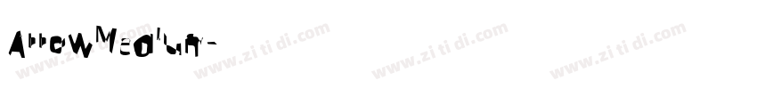 ArrowMedium字体转换