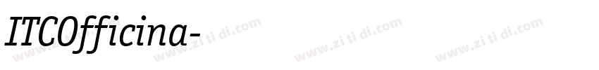 ITCOfficina字体转换 ITCOfficina字体转换