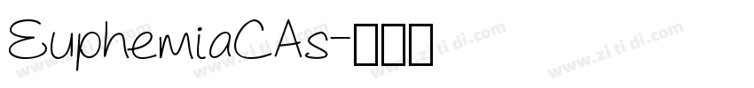 EuphemiaCAs字体转换