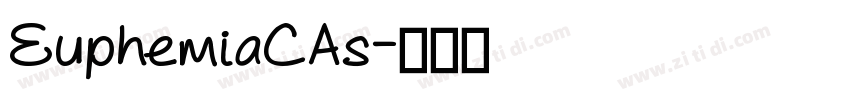 EuphemiaCAs字体转换