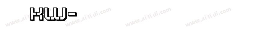汉仪书宋KW字体转换