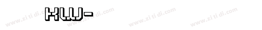 汉仪书宋二简KW字体转换