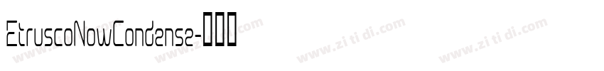 EtruscoNowCondense字体转换