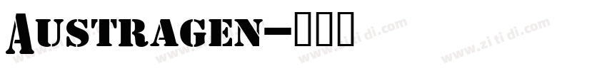 Austragen字体转换