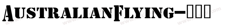 AustralianFlying字体转换