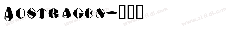 Austragen字体转换