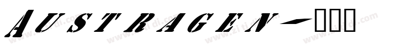 Austragen字体转换