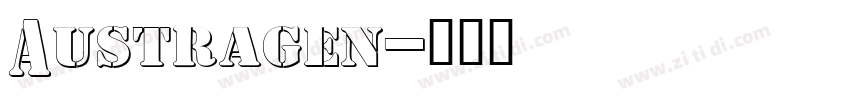 Austragen字体转换