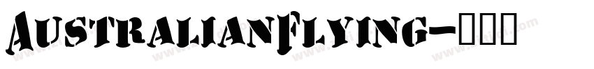 AustralianFlying字体转换