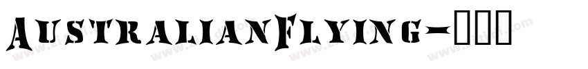 AustralianFlying字体转换