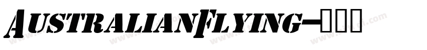 AustralianFlying字体转换