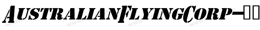 AustralianFlyingCorp字体转换