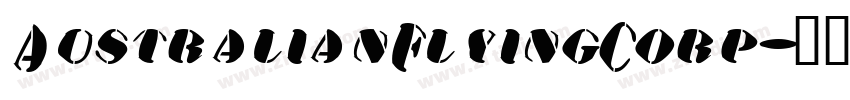 AustralianFlyingCorp字体转换