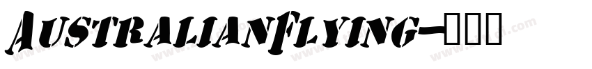 AustralianFlying字体转换