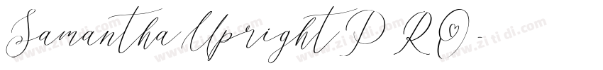 SamanthaUprightPRO字体转换