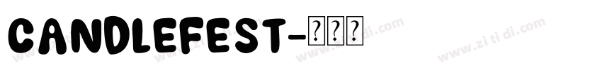 CandleFest字体转换