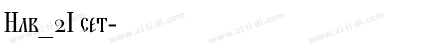 Hlv_2Inset字体转换