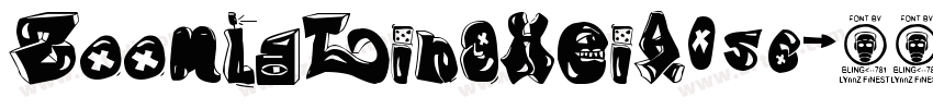 ZoomlaLingHeiA056字体转换