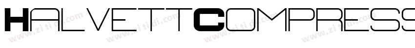 HalvettCompressedBol字体转换