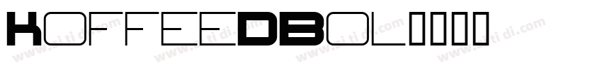 KoffeeDBol字体转换