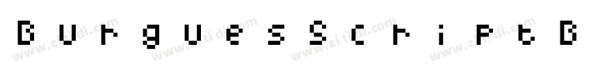 BurguesScriptBwBetoG字体转换
