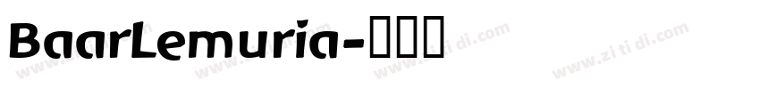 BaarLemuria字体转换