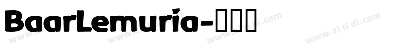BaarLemuria字体转换