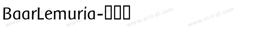 BaarLemuria字体转换