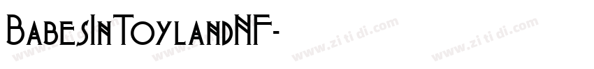 BabesInToylandNF字体转换