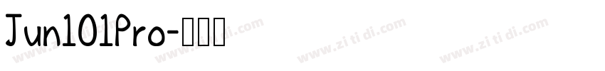 Jun101Pro字体转换