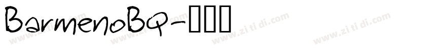 BarmenoBQ字体转换