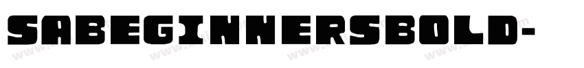 SABeginnersBold字体转换
