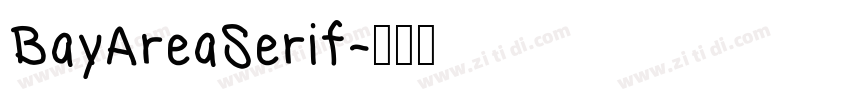 BayAreaSerif字体转换