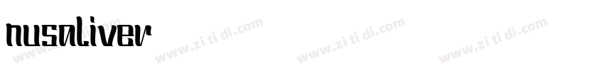 nusaliver字体转换